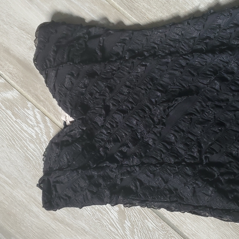 Love Notes Ruffle Bodycon Strapless Dress - Picture 7 of 10